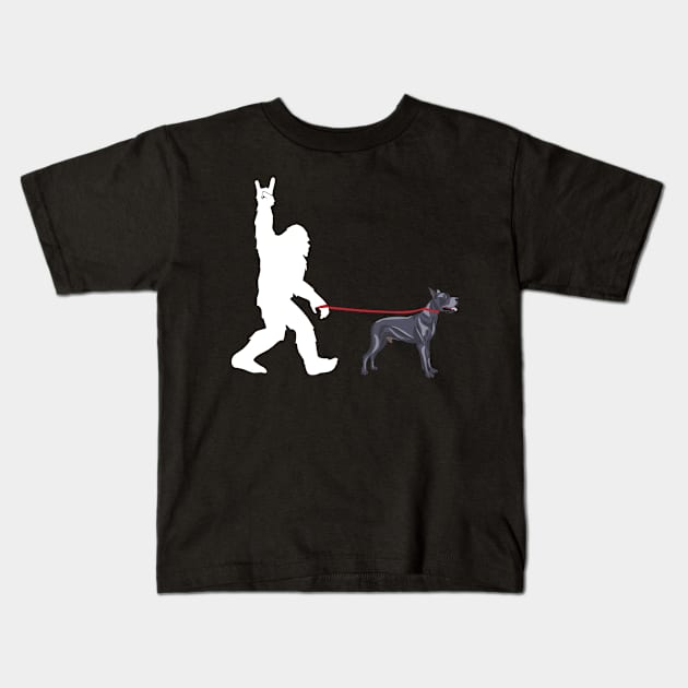 Great Dane Glam Trendsetting Tees for the Discerning Dog Enthusiast Kids T-Shirt by Crazy Frog GREEN